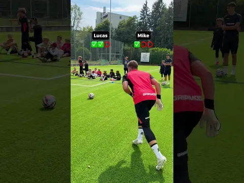 Modern Goalkeeping vs. VfB Stuttgart U19 Player⚽️🧤 #gripmode #goalkeeper #football