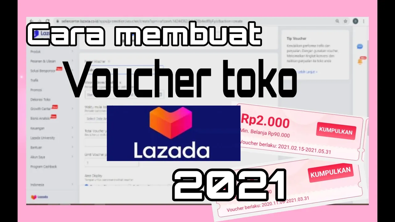 CARA MENGGUNAKAN BONUS DADAKAN LAZADA TERBARU 2021