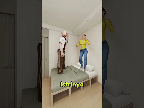 Kamar 8 Meter untuk Anak Kesayangan Yoga  #interiordesign #bedroom