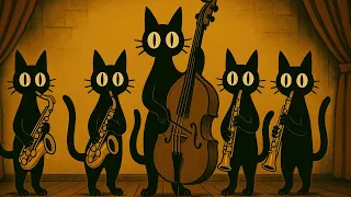 Black Cats Groove Tonight: Deep Bass Jazz for Stylish Focus