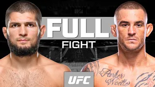 khabib nurmagomedov vs dustin poirier full fight ufc classics