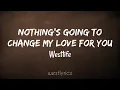 Westlife - Nothing's going to change my love for you (Lyrics Video)