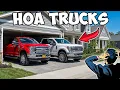 HOA Karen Parks 2 Trucks In MY Garage Without Permission I m NO HOA Member