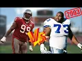 Larry Allen vs Warren Sapp 2003 OL vs DL Matchup