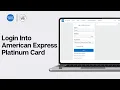 How To Login Into American Express Platinum Card 2024 Sign In Into Amex Credit Card