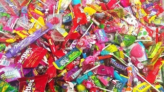 A Lot Of New Candy Learn Colors With Lollipops Candies Surprise Eggs Included 