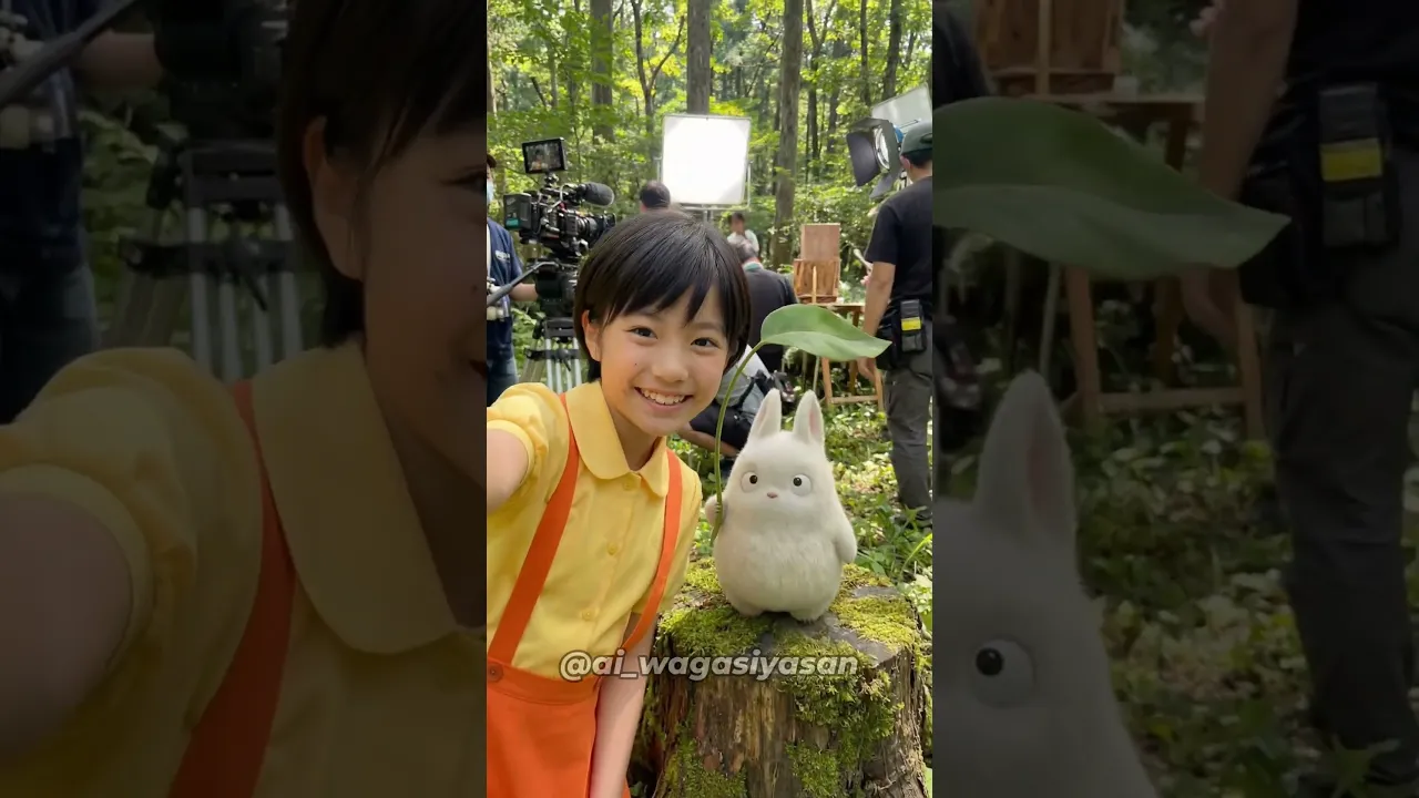 となりのトトロの実写撮影現場