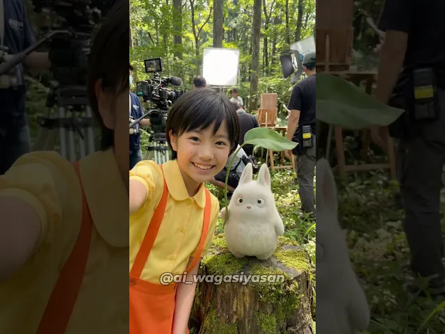 となりのトトロの実写撮影现场