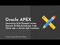 4 3 - Oracle APEX IG Dynamic Action Client-side vs Server-side Condition