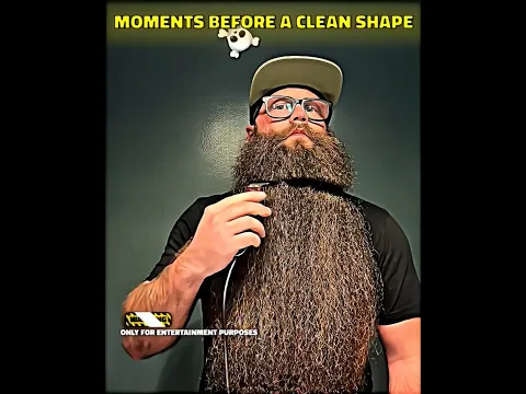 Clean shave beard, best reaction, his daughter 😂 #beard #reaction #daughter