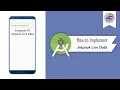 How to Implement Jetpack Live Data in Android Studio JetpackLiveData Android Coding