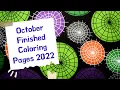 October Finished Coloring Pages 2022