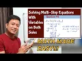 How to Solve Multi-Step Equations with Variables on Both Sides