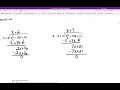 Dividing Trinomials Math-U-See Algebra I Lesson 24