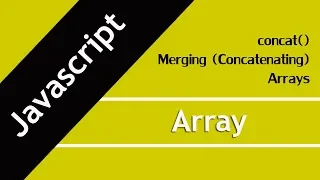 53 Javascript concat method on array in Hindi