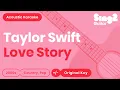 Download Lagu Taylor Swift - Love Story (Karaoke Acoustic Guitar)