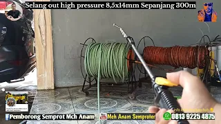 SPRAYER ELEKTRIK MODIFIKASI TENAGA AKI MENGGUNAKAN SELANG 300METER 