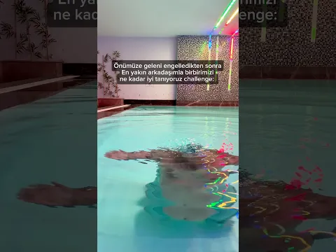 HAVUZDA EN YAKIN ARKADAŞIMLA BİRBİRİMİZİ NE KADAR İYİ TANIYORUZ CHALLENGE!