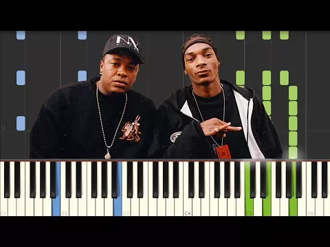 Download MP3 Still D.R.E. -  Dr. Dre featuring Snoop Dogg [Piano Tutorial] (Synthesia)