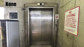 glass kone elevators at 5th and walnut garage in columbia mo
