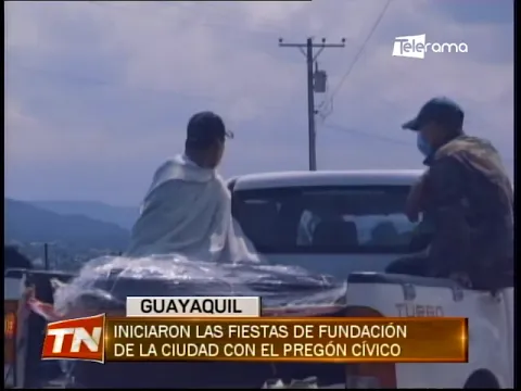 Iniciaron las fiesta de fundación de la ciudad con el pregón cívico