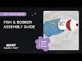 Printable Fish Birt ay Card DIY Fishing Card Template
