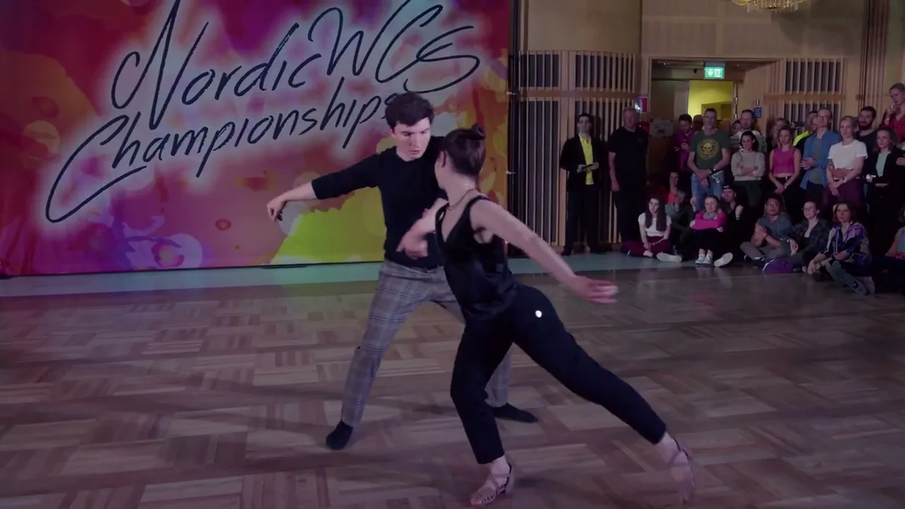 Semion Ovsiannikov & Maria Elizarova West Coast Swing Nordic Championships 2022