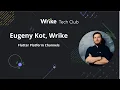 Flutter Platform Channels Evgeny Kot Wrike