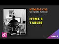 Tables HTML and CSS complete tutorial Part 9