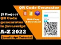 QR Code Generator using Javascript JavaScript Tutorial for Beginners 2022
