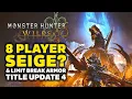 Monster Hunter Wilds – Gogmazios Update, 8 Player Siege \u0026 Limit Break Armor! Title Update 4 News