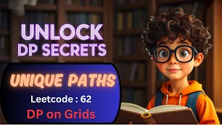UNIQUE PATHS DP ON GRIDS LEETCODE 62 DP CONCEPTS