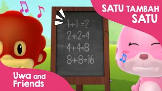 lagu anak satu ditambah satu sama dengan dua lagu berhitung