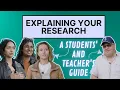 Beyond I make maps how to make your research understood and why you should