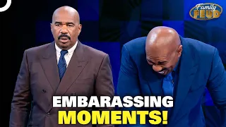 Tell Me You Panicked On Live TV Without Telling Me... | Family Feud Compilations