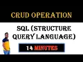 CRUD operations using SQL Server database Insert Delete Update Select Interview Preparation