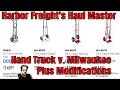 Harbor Freight Hand Truck v Milwaukee - Tips On Modifications