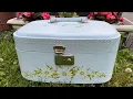 DIY Vintage Train Case Makeover