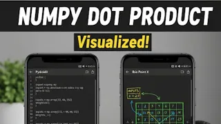 Visualizing the NumPy Dot Product Inputs Weights Explained Pydroid3 Tutorial