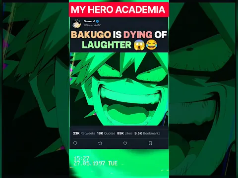 BAKUGO is DYING of LAUGHTER 😱😂 | #myheroacademia #edit #mha #amv #anime