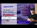 Data Structure and Algorithm Using Python 40 Days challenge