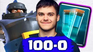 I Got a 100-0 WIN STREAK with this Mega Knight Clone Deck