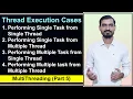 Multithreading in Java Different cases of Executing Threads in Java by Deepak Hindi