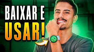 Como BAIXAR E CONFIGURAR WHATSAPP no RELÓGIO GALAXY WATCH da SAMSUNG!