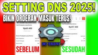 cara setting dns untuk gojek grab u0026 shopee food driver biar gacor
