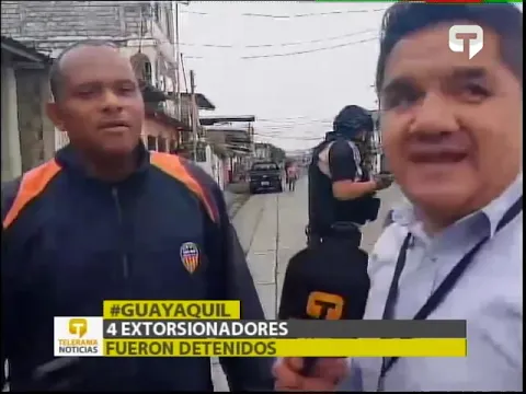 4 extorsionadores fueron detenidos