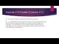 CIS 117 Week 3 Selected Parallel Problem Solutions