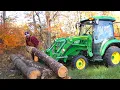 Lagu Skidding Logs \u0026 Milling Wood to Build My Farm