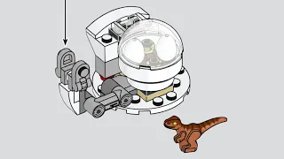 LEGO Instructions | Jurassic World | 122219 | Raptor with Hatchery | Magazine Gift