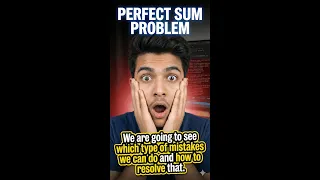 Perfect Sum Problem Count Subsets With Given Sum DP Explained